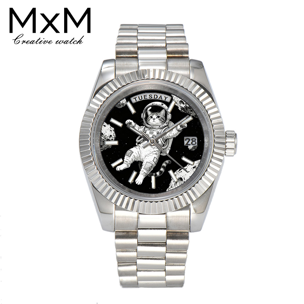 Accessories With Watch - Creative men's watch 40mm/36mm Miyota 8285