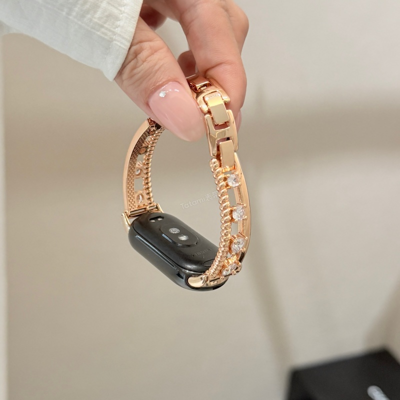 Xiaomi Smartwatch Accessories - Diamond studded metal bracelet suitable for