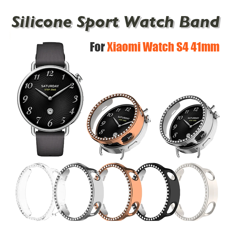 Xiaomi Smartwatch Accessories - Single Row Dril Hollow Case For