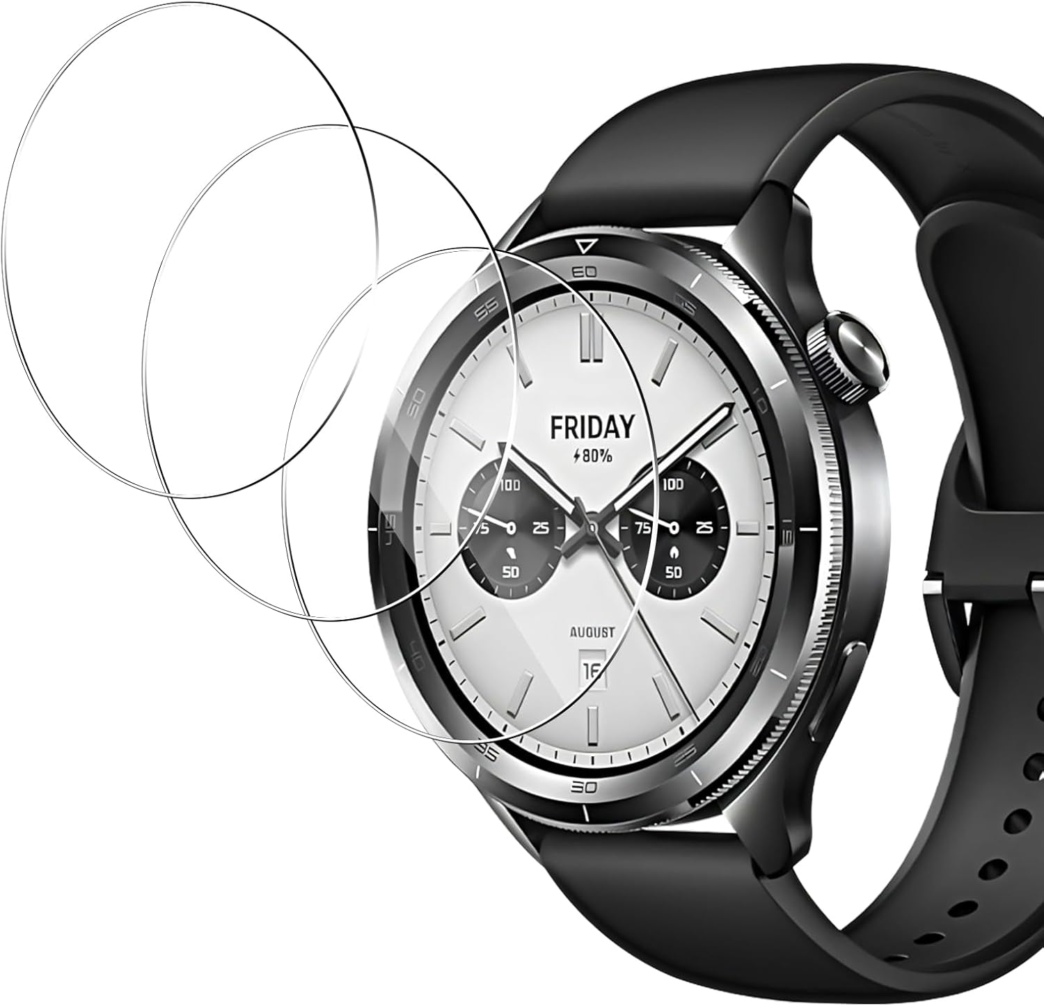 3PCS Tempered Glass Smartwatch - đánh giá và giá Xiaomi Smartwatch Accessories
