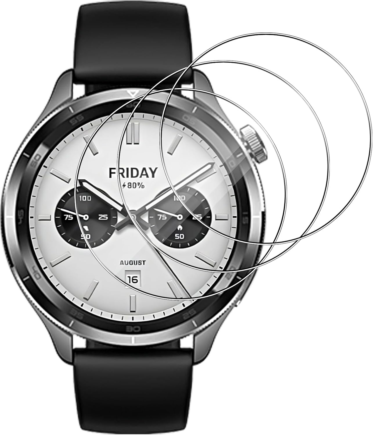 3PCS Tempered Glass Smartwatch - đánh giá và giá Xiaomi Smartwatch Accessories
