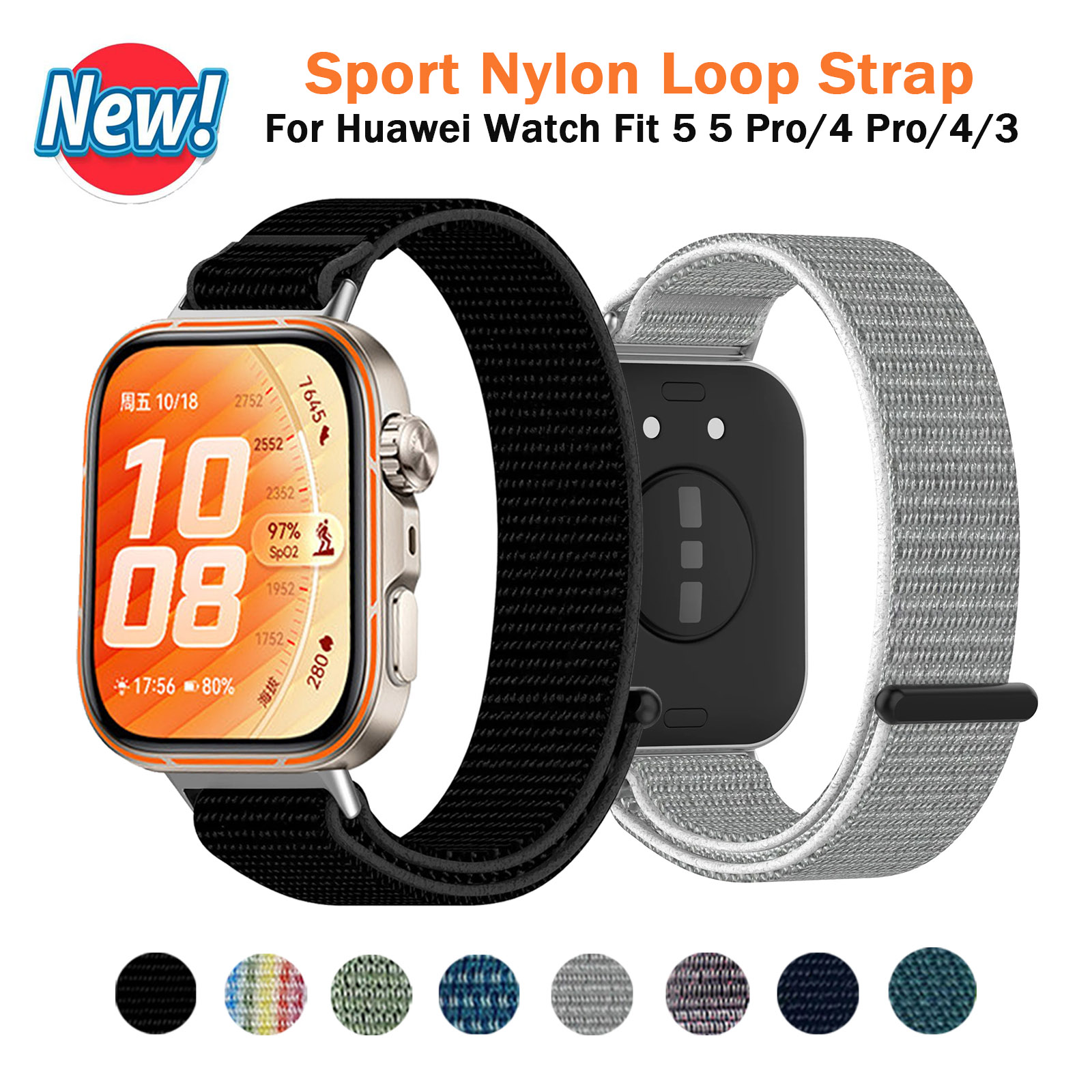 Smart Watch Nylon Strap for Hu - đánh giá và giá Sport Loop Strap