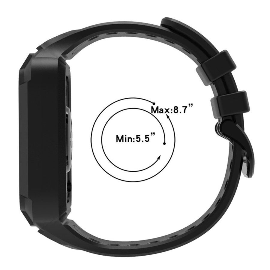 2-in-1 Strap+Case for Xiaomi M - đánh giá và giá Xiaomi Smartwatch Accessories
