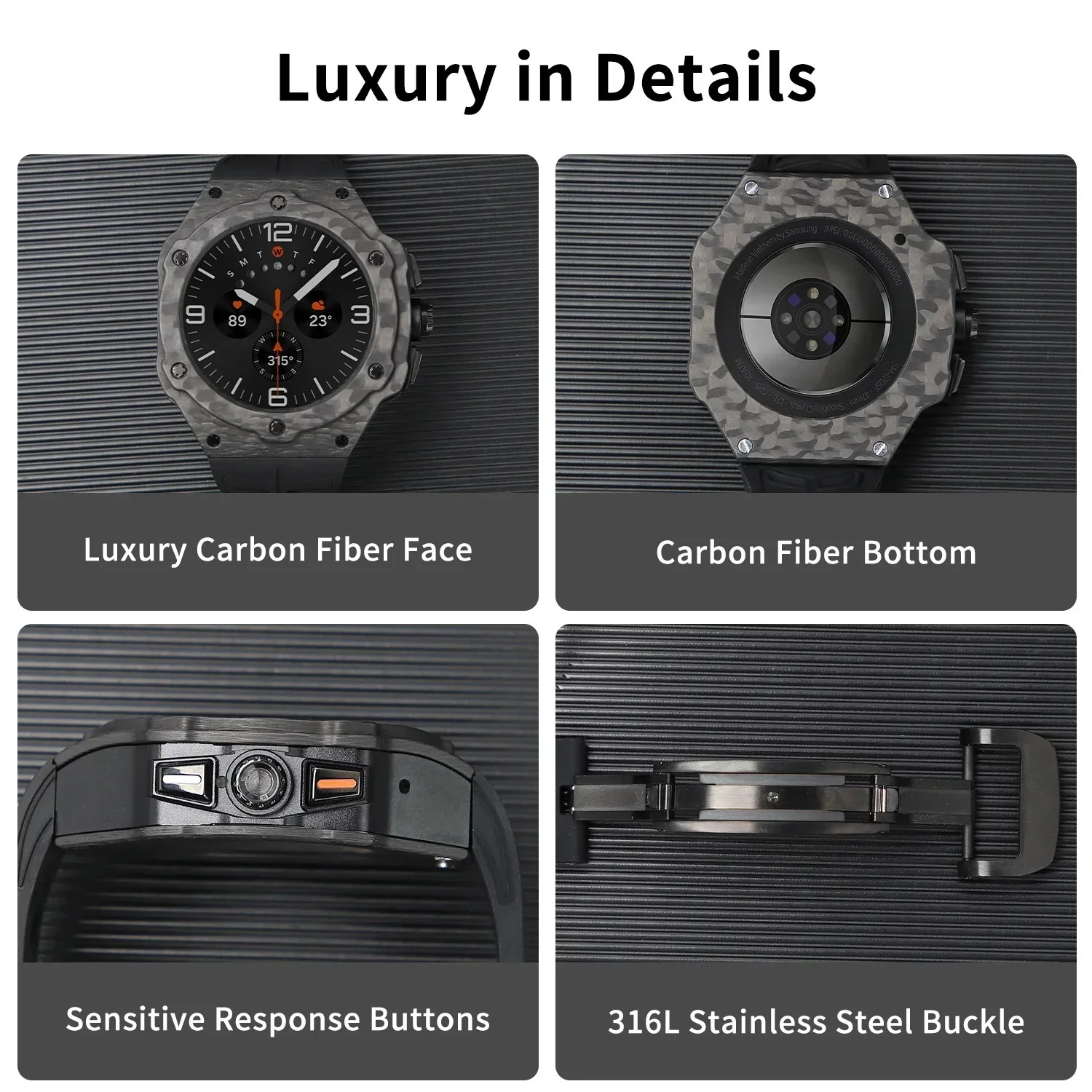 Luxury Modification Kit for Sa - đánh giá và giá Garmin Smartwatch Accessories
