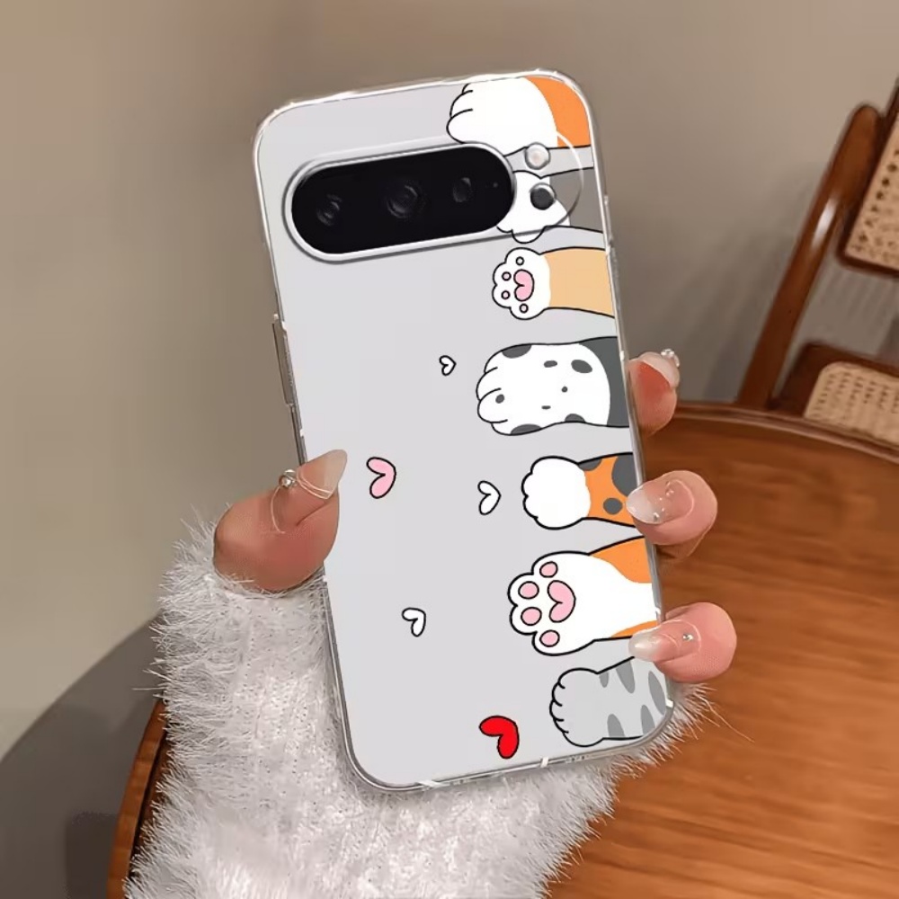 Cartoon Cat Paw Print Crystal  - đánh giá và giá Google Pixel 9
