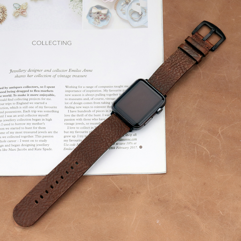Italian Calfskinl Strap for Ap - đánh giá và giá Smartwatch Accessories Shop