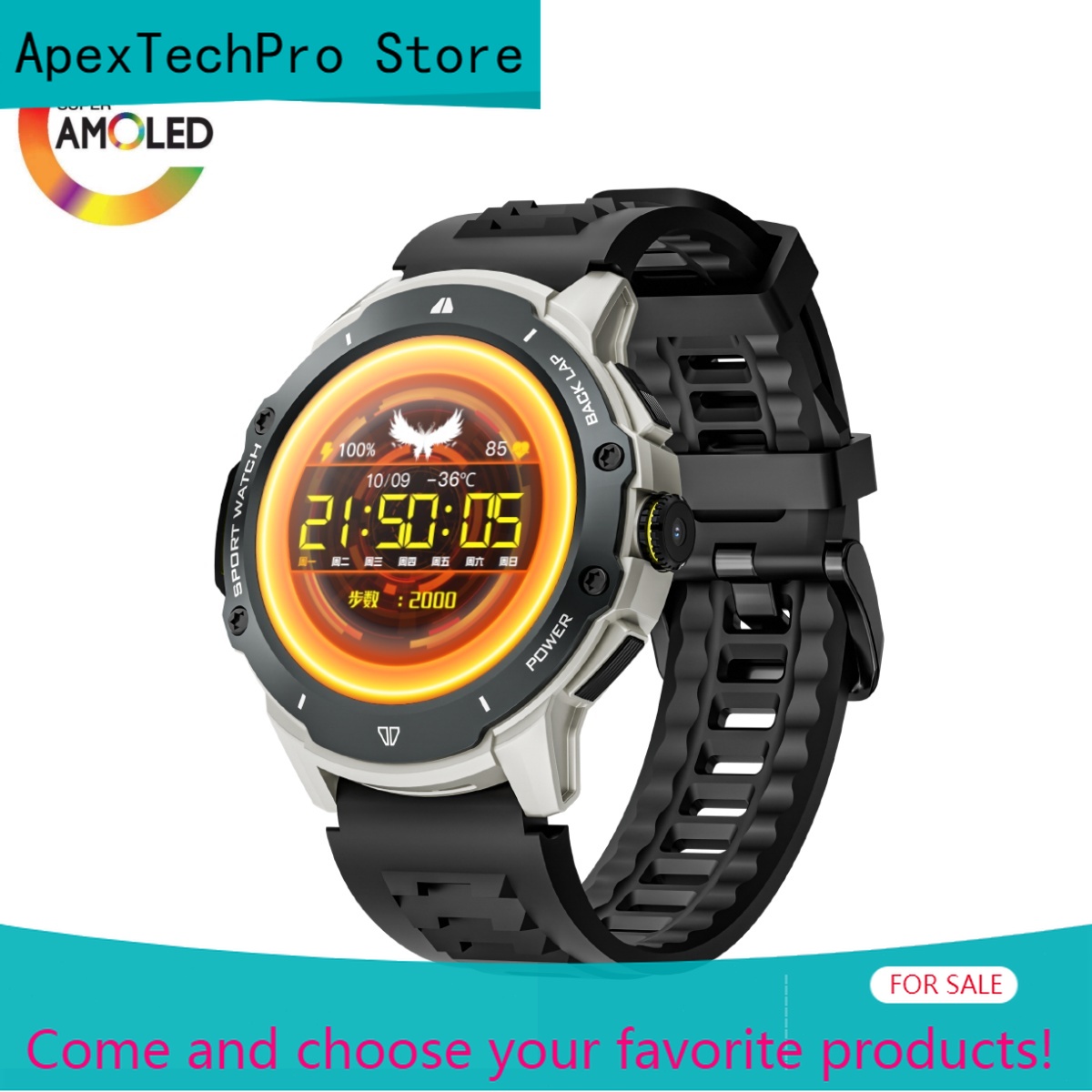 ApexTP8+128GB Smart Watch 1.43 - đánh giá và giá Smartwatch Store