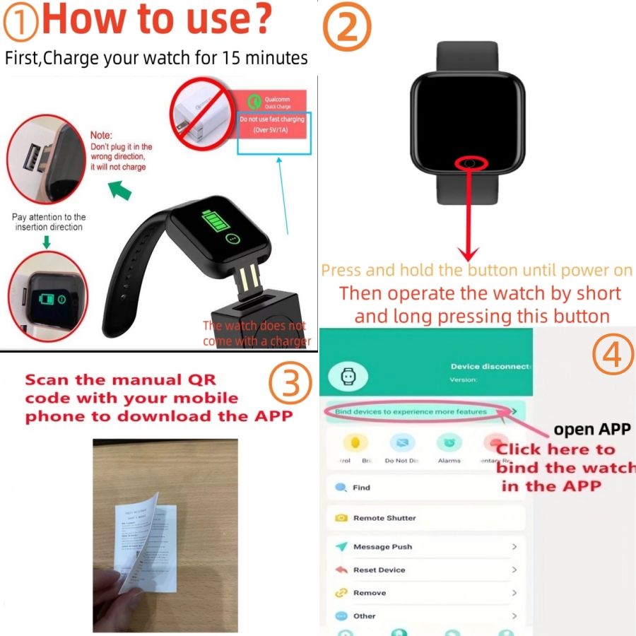 Smart Watch Message Remind Mus - đánh giá và giá Smartwatch X12