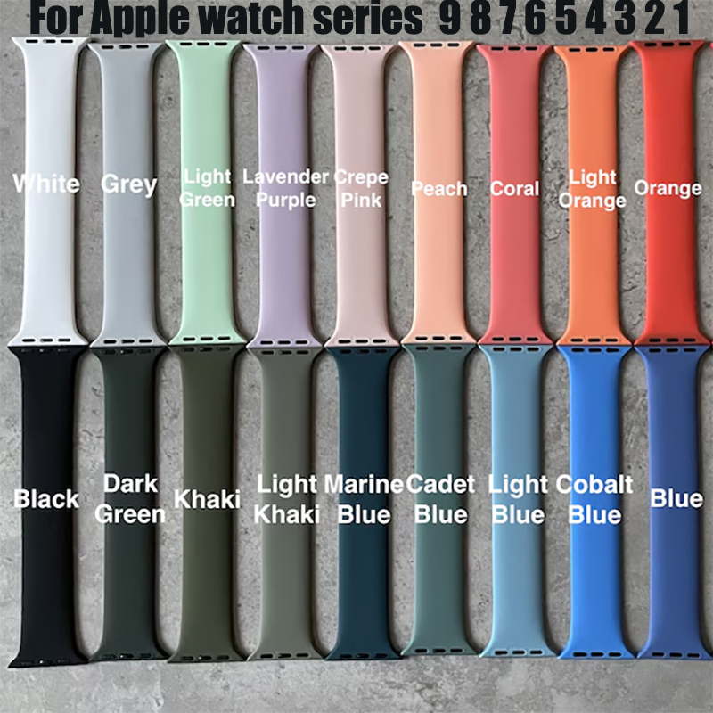 Solo Loop silicone for apple W - đánh giá và giá Sport Loop Strap