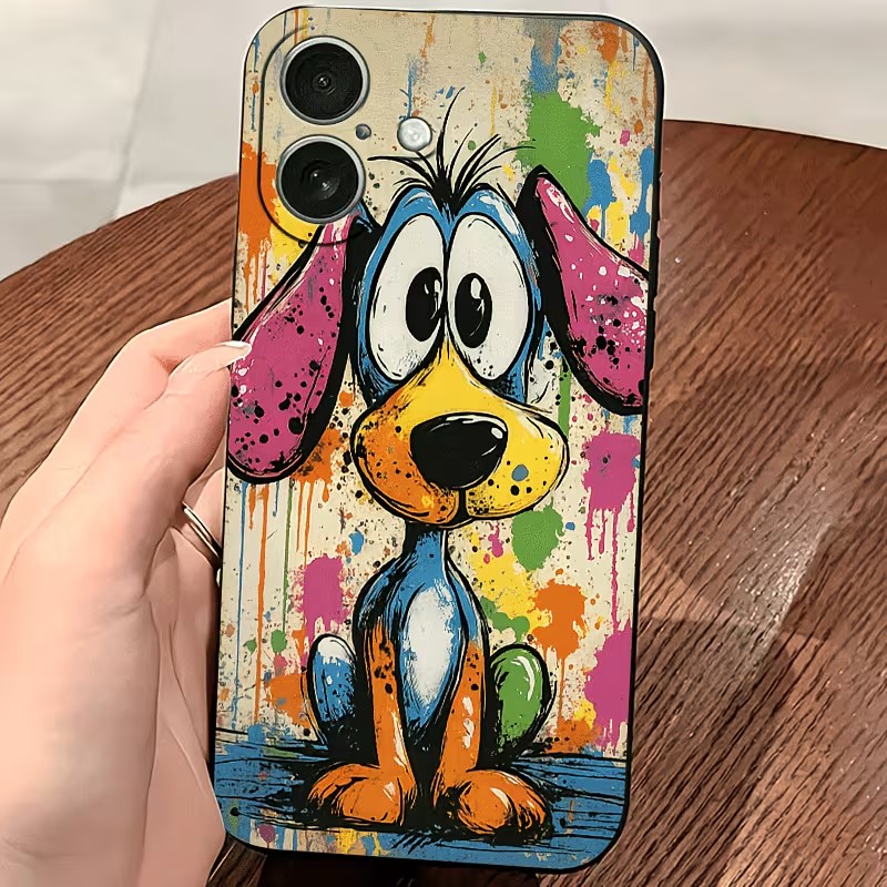 Graffiti Colored Puppy TPU Pho - đánh giá và giá Apple Iphone 16