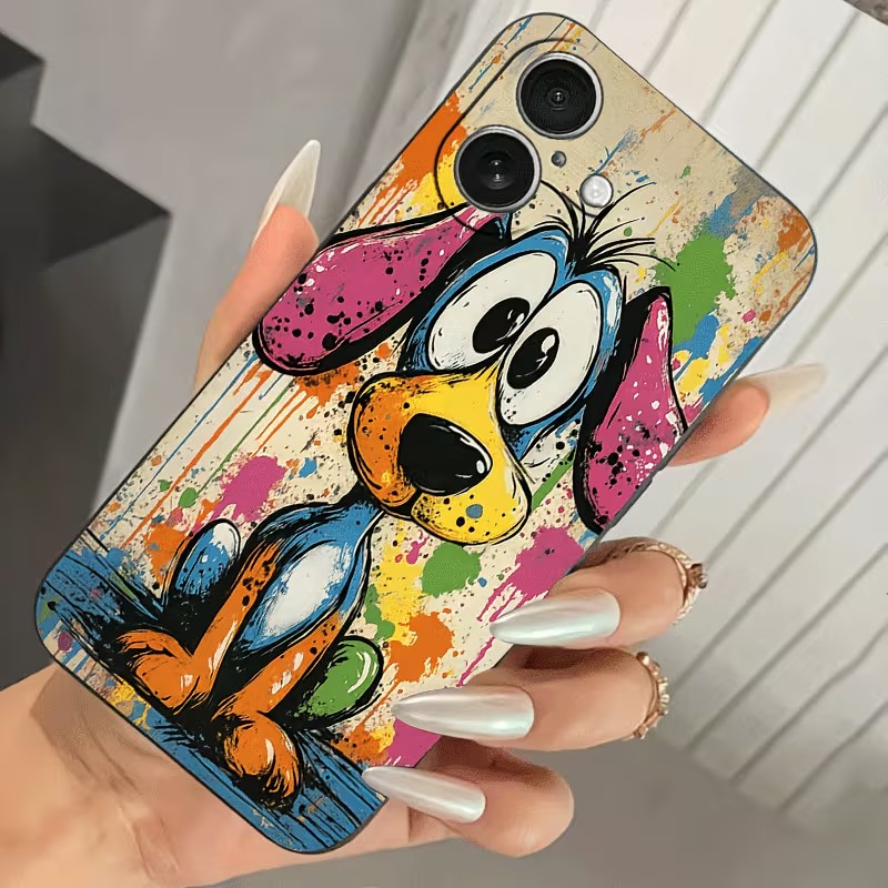 Graffiti Colored Puppy TPU Pho - đánh giá và giá Apple Iphone 16