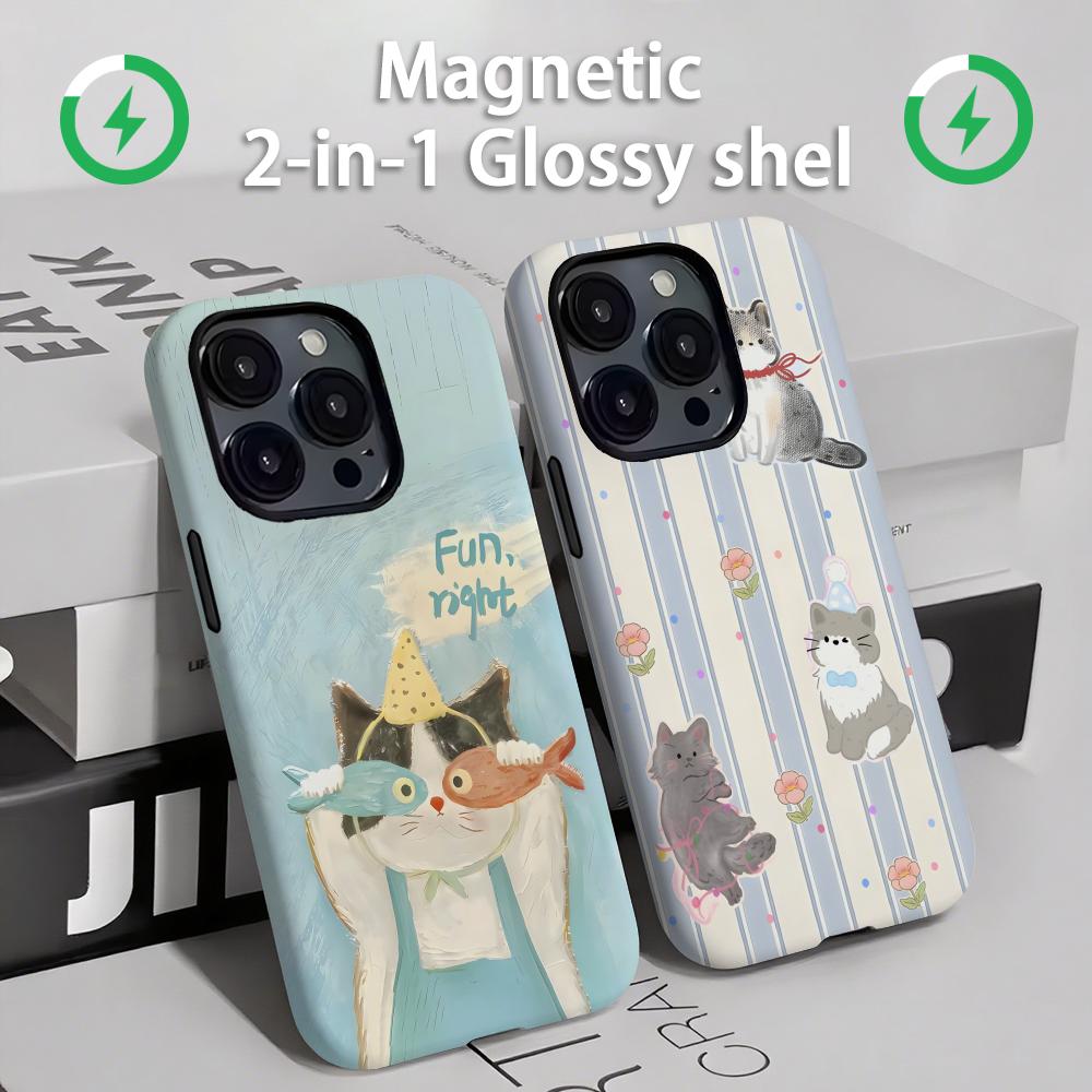 Cute cats and dogs  Phone Case - đánh giá và giá Apple Iphone 16