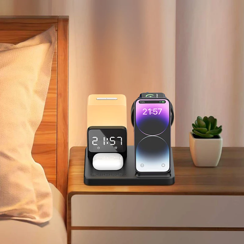 6 in 1 Wireless Charger Stand  - đánh giá và giá Smartwatch X12