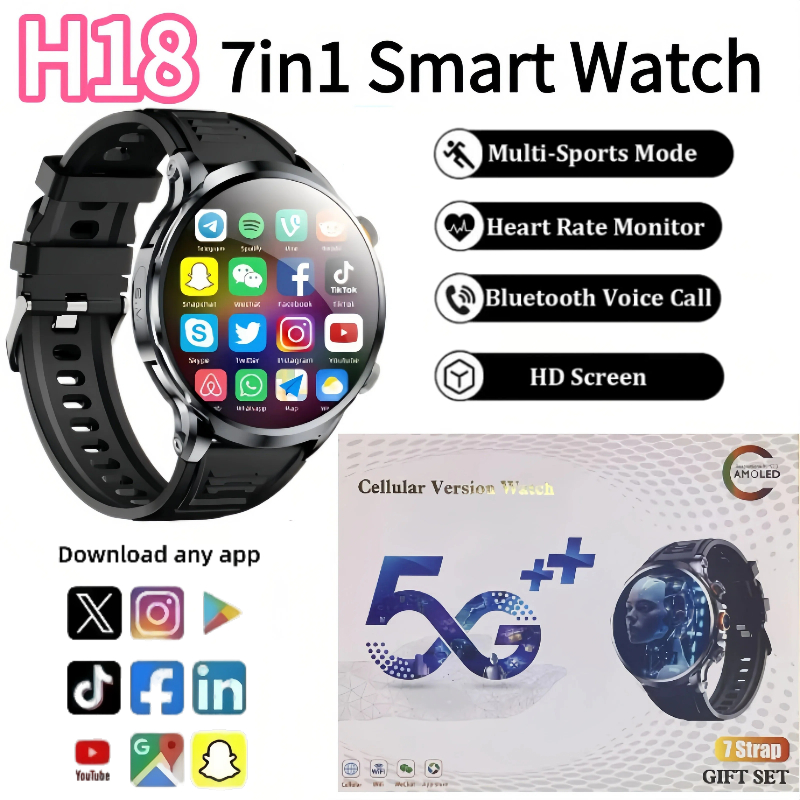 H18 New Android Smartwatch 4G  - đánh giá và giá Smartwatch Store