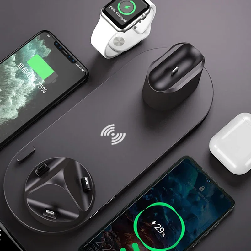 6 in 1 Wireless Charger Stand  - đánh giá và giá Smartwatch X12
