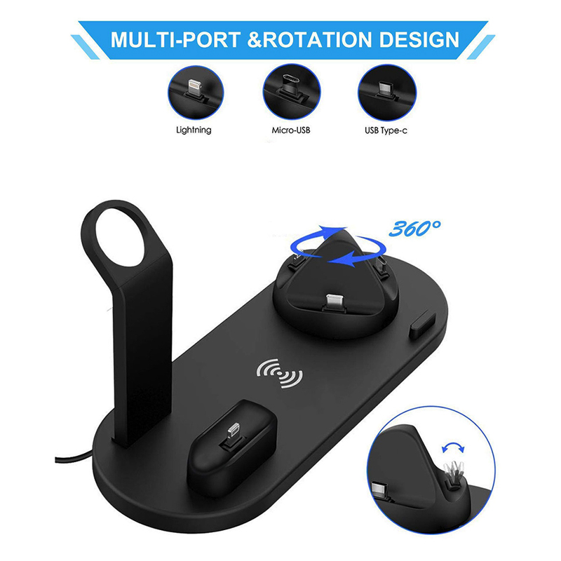 6 in 1 Wireless Charger Stand  - đánh giá và giá Smartwatch X12
