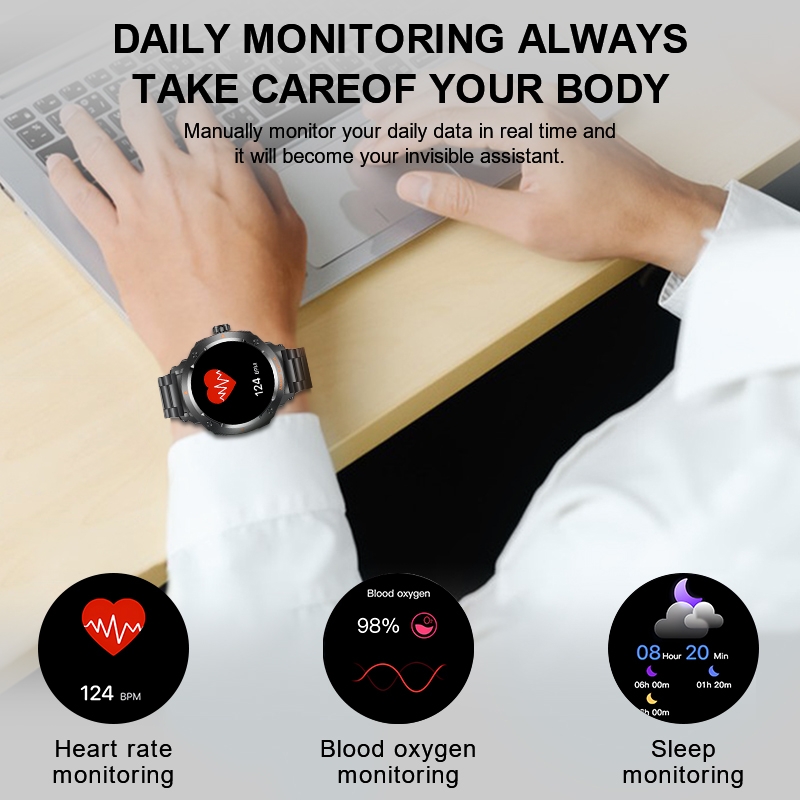 New Men's 2 In 1 Headset Smart - đánh giá và giá Smartwatch Headset
