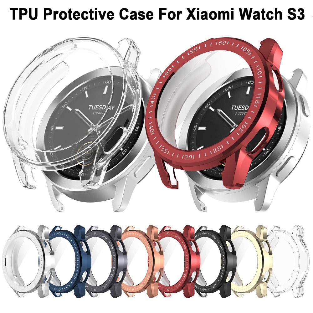New Full Cover TPU Case Bumper - đánh giá và giá Xiaomi Smartwatch Accessories