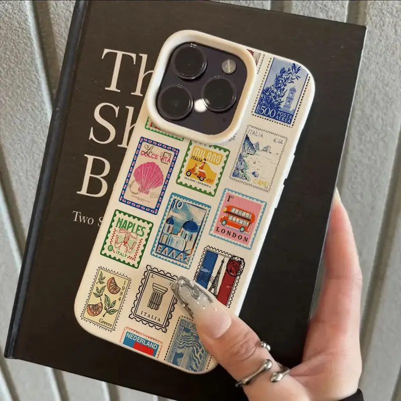 Vibrant Retro Stamp Lichee Des - đánh giá và giá Apple Iphone 16