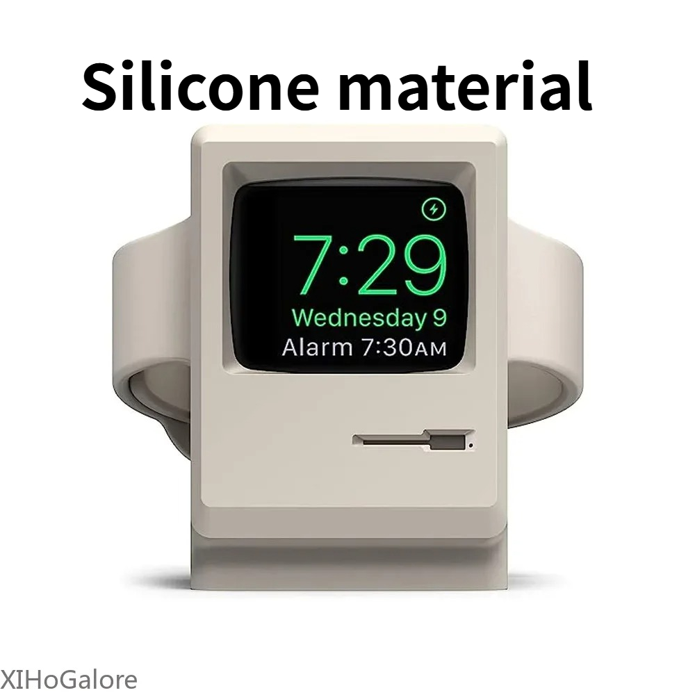 Retro Computer Pattern Silicon - đánh giá và giá Watch Charging Dock