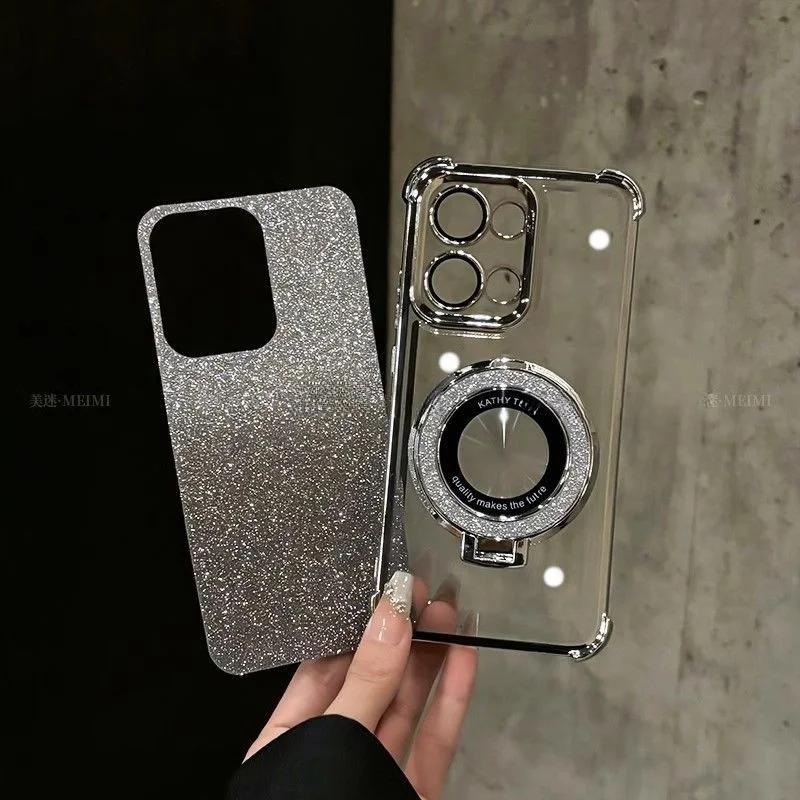 Glitter Mirror Holder Case For - đánh giá và giá Vivo Y28